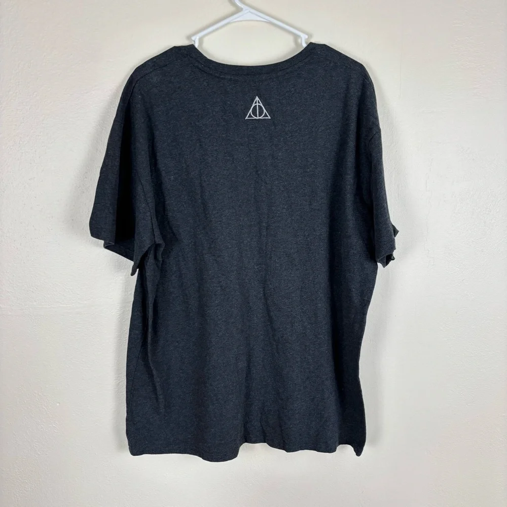 Harry Potter T-Shirt Deathly Hallows Smoky Charcoal Men’s XXL NWT Short Sleeve